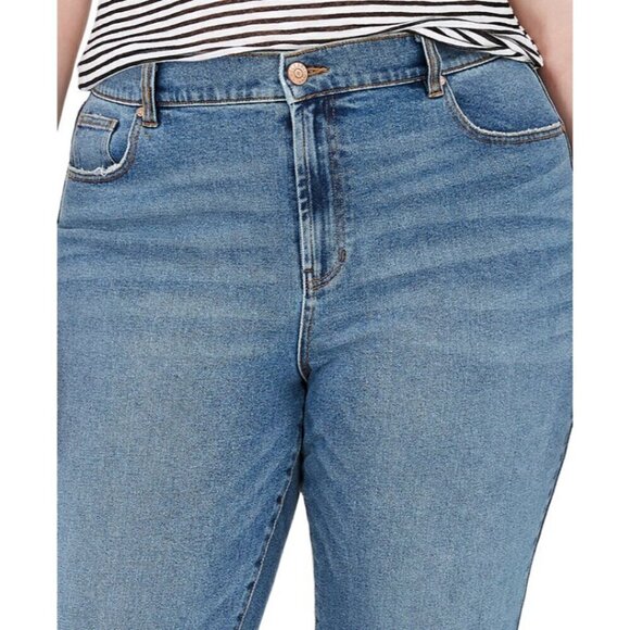 Celebrity Pink Trendy Plus Size 24 Hi-Rise Relaxed Straight Jeans The Retro NWT - Picture 5 of 10